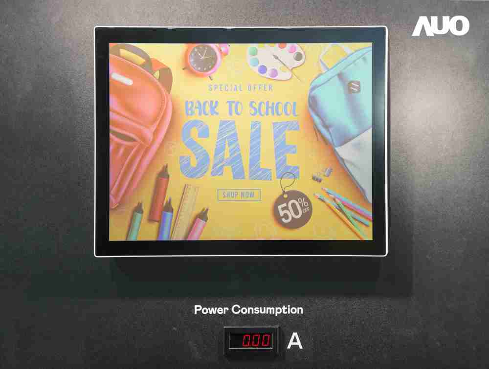 菠菜论坛展示胆固醇液晶超低耗能户外全彩显示器，，ChLC（胆固醇液晶）以双稳态技术使静态显示零功耗，，，，具省电、、高彩度、、、、环保的特性，，还整合软硬件系统解决方案，，，，可透过单一云端平台管理